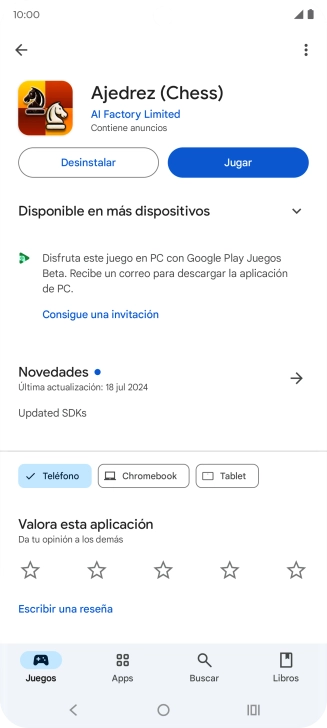 Pulsa Desinstalar. Pulsa Desinstalar.