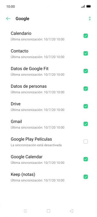 Pulsa la tecla de inicio para terminar y regresar a la pantalla de inicio.