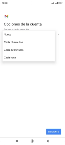 Pulsa el ajuste deseado.