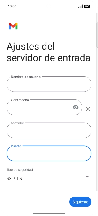 Pulsa Siguiente.