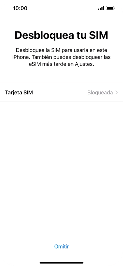 Pulsa Tarjeta SIM.