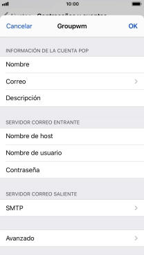 Pulsa SMTP.