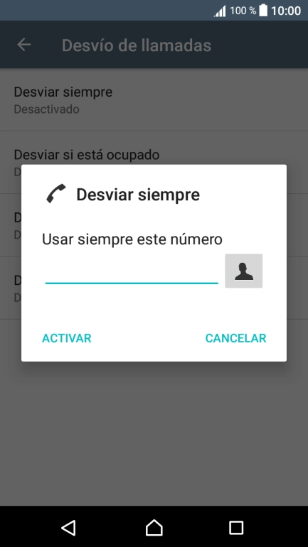 Introduce +34600132000 y pulsa ACTIVAR.
