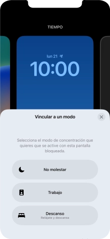 Pulsa un modo de concentración.