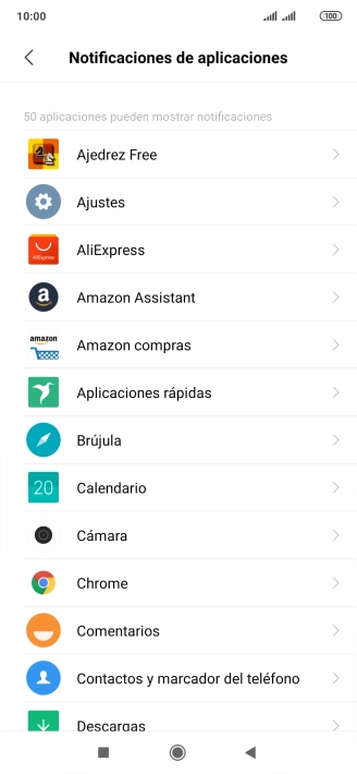 Pulsa la app deseada. Pulsa la app deseada.