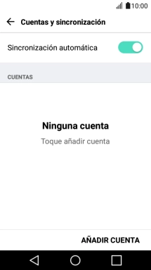 Pulsa AÑADIR CUENTA.