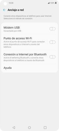 Pulsa Punto de acceso Wi-Fi.
