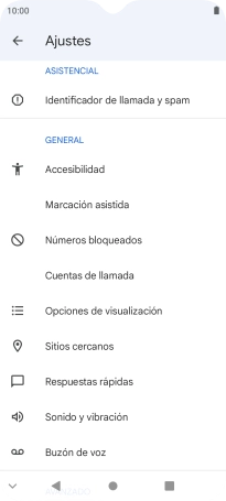 Pulsa Buzón de voz.