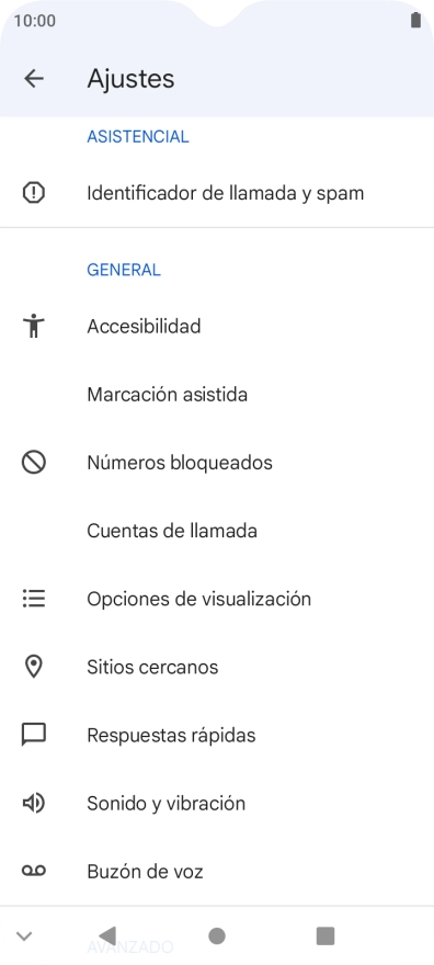 Pulsa Buzón de voz.