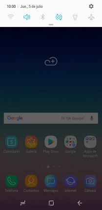 Pulsa el icono de ajustes.