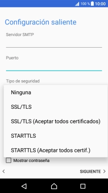 Pulsa Ninguna para desactivar la función.