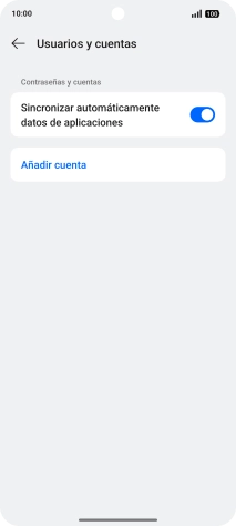 Pulsa Añadir cuenta.