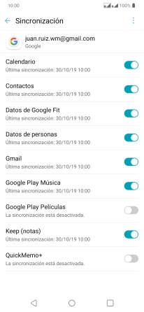 Pulsa la tecla de inicio para terminar y regresar a la pantalla de inicio.
