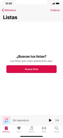 Pulsa Nueva lista.