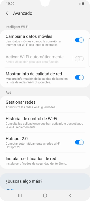 Pulsa el indicador junto a 