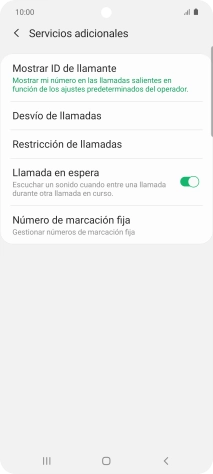 Pulsa Desvío de llamadas.