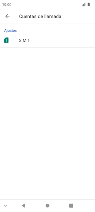 Pulsa el nombre de la tarjeta SIM.