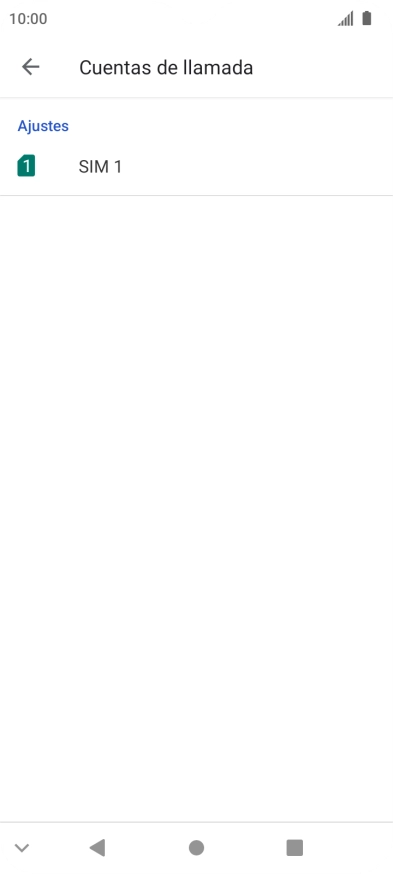 Pulsa el nombre de la tarjeta SIM.