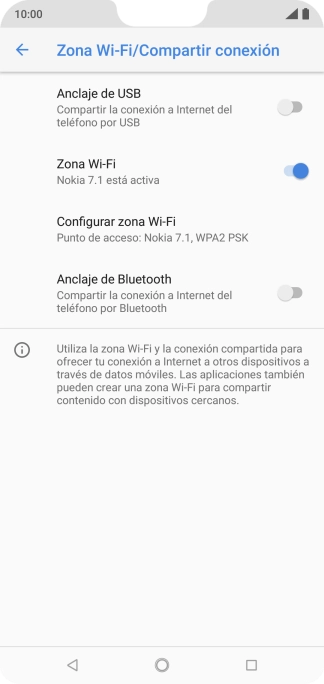 Pulsa la tecla de inicio para terminar y regresar a la pantalla de inicio.