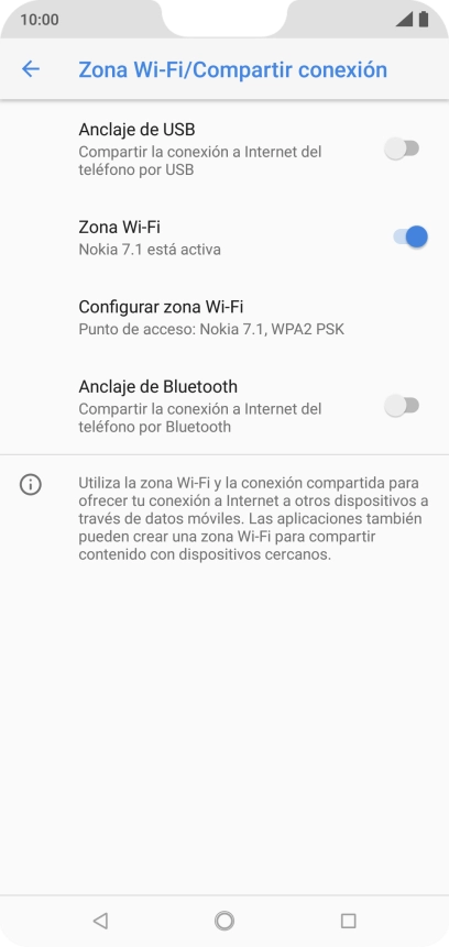 Pulsa la tecla de inicio para terminar y regresar a la pantalla de inicio.
