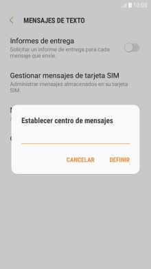 Introduce +34607003110 y pulsa DEFINIR.