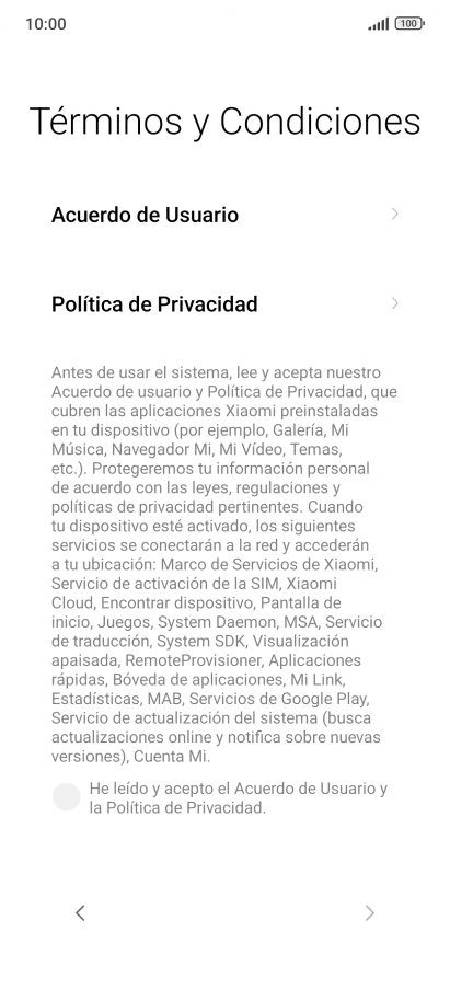 Pulsa en el campo para aceptar los términos y condiciones. Pulsa en el campo para aceptar los términos y condiciones.