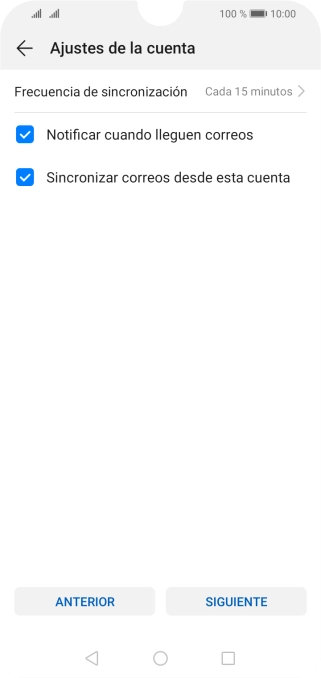 Pulsa Frecuencia de sincronización.