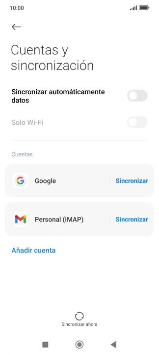 Pulsa el indicador junto a 