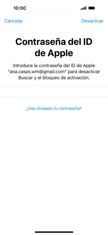 Pulsa Desactivar.