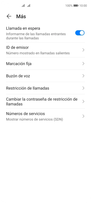 Pulsa Marcación fija.