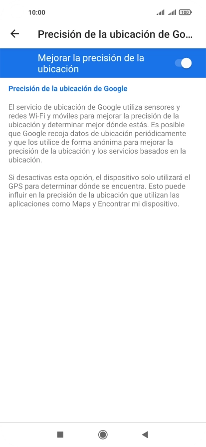 Si pulsas el indicador junto a 