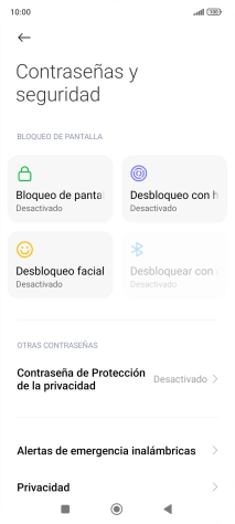 Pulsa Privacidad.