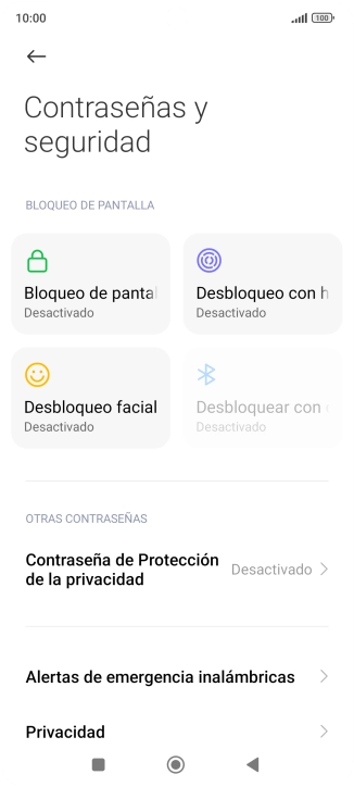 Pulsa Privacidad.
