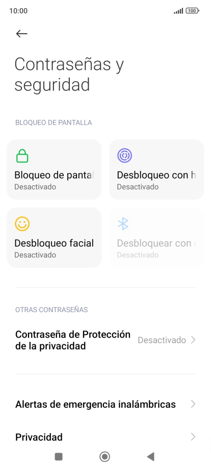 Pulsa Privacidad.