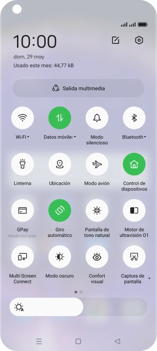 Pulsa el icono de ajustes.