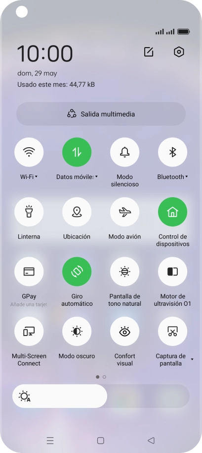 Pulsa el icono de ajustes.
