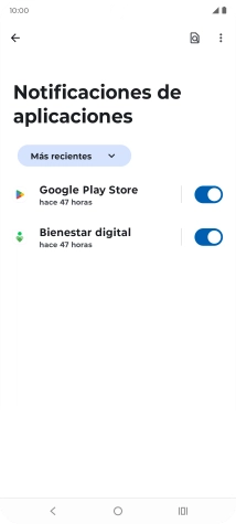 Pulsa la lista desplegable.
