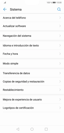 Pulsa Fecha y hora.