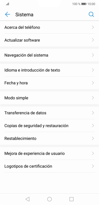 Pulsa Fecha y hora.