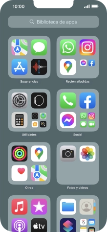 Pulsa la app deseada.