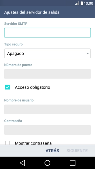 Pulsa en el campo bajo 