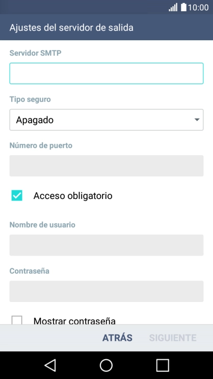 Pulsa en el campo bajo 