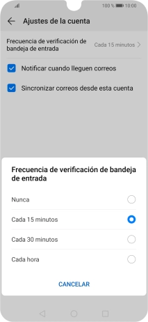 Pulsa el ajuste deseado. Pulsa el ajuste deseado.