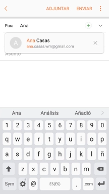 Pulsa el contacto deseado.