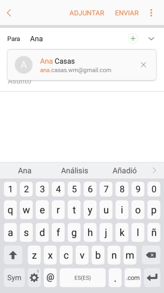 Pulsa el contacto deseado.