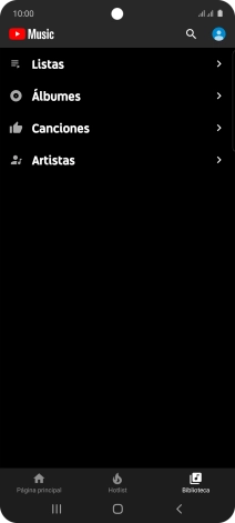 Pulsa la categoría deseada.