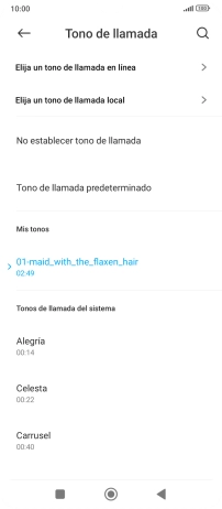 Pulsa la tecla de inicio para terminar y regresar a la pantalla de inicio.