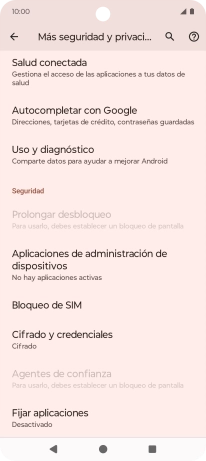 Pulsa Bloqueo de SIM.