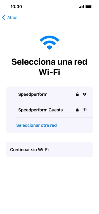 Pulsa la red wifi deseada.