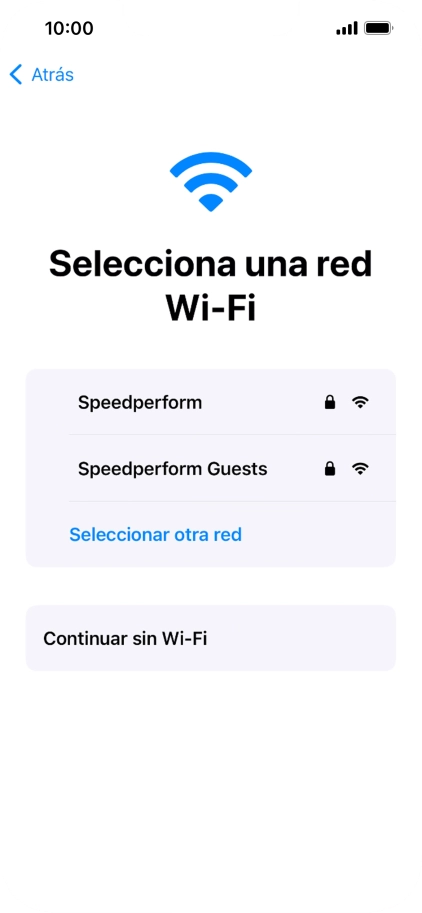 Pulsa la red wifi deseada.